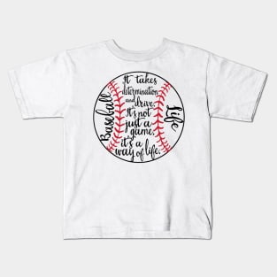 Eat Sleep Baseball Repeat Funny Baseball Players Kids Boys Kids T-Shirt